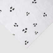 Simple Ghost Face Halloween Tissuepapier (Detail)