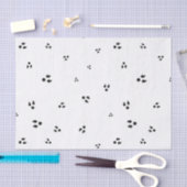 Simple Ghost Face Halloween Tissuepapier (Craft)