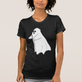 Simple Ghost voor Halloween T-shirt (Voorkant)
