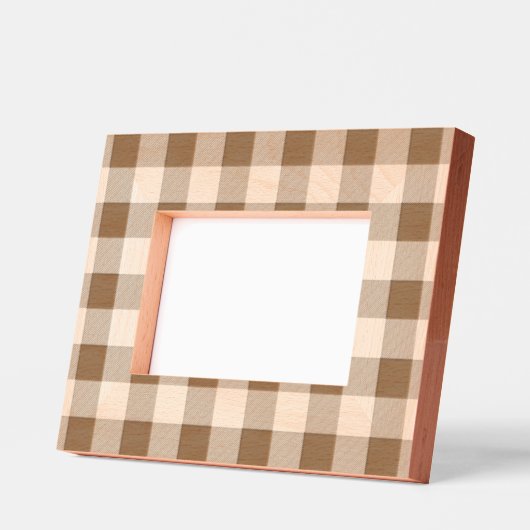 Simple Gingham Pattern Gegraveerde Lijstjes (Links)