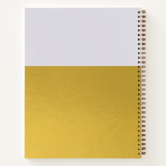 Simple Gold Foil Gratitude Journal Notitieboek (Achterkant)