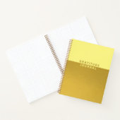 Simple Gold Foil Gratitude Journal Notitieboek (Binnen)