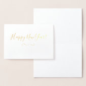 Simple Gold Foil Happy New Year Cards Folie Kaarten (Display)