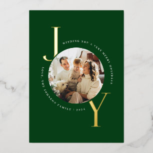 Simple Gold Joy Folie Uitnodiging