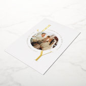 Simple Gold Joy Folie Uitnodiging (Gedraaid)