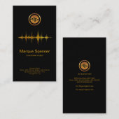 Simple Gold Spect Graph Forex Analyst Visitekaartje (Voorkant / Achterkant)