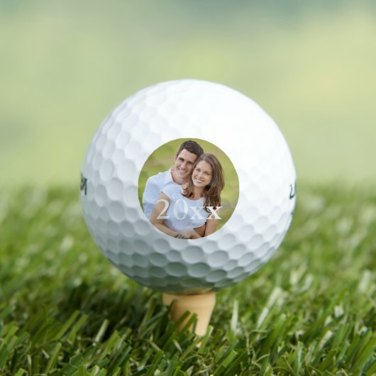 Simple Golfer Photo Wedding for Sjabloon Golfballen (Insitu Shirt)