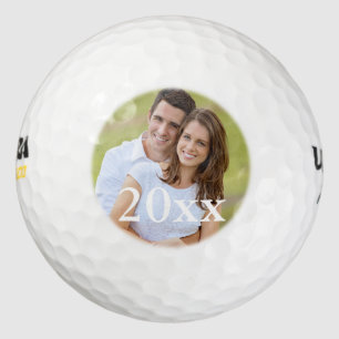 Simple Golfer Photo Wedding for Sjabloon Golfballen