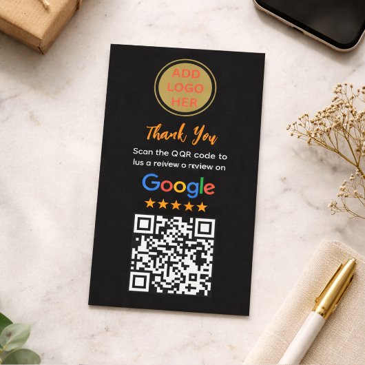 Simple Google Review Request|Modern Small Business Contactkaartje