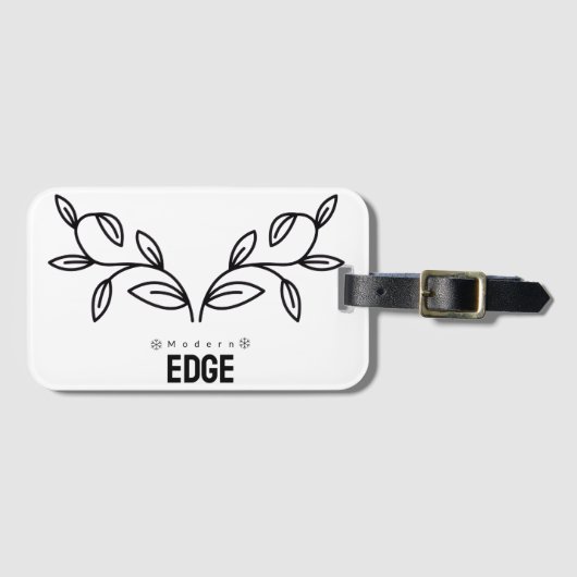 Simple Grace – Luggage Tag Bagagelabel (Voorkant (horizontaal))
