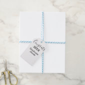 Simple graduation congratulations minimal add clas cadeaulabel (Met Touw)