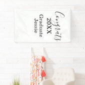 Simple graduation congratulations minimal add clas spandoek (Insitu)
