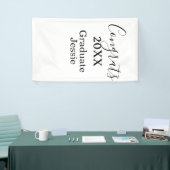 Simple graduation congratulations minimal add clas spandoek (Beurs)