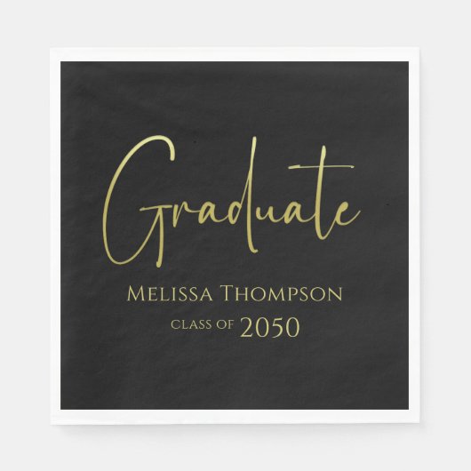 Simple Graduation Gold Script Custom Servet (Voorkant)