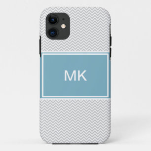 Simple Gray ZigZag Case-Mate iPhone Case