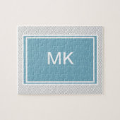 Simple Gray ZigZag Legpuzzel (Horizontaal)