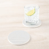 Simple Gray ZigZag Zandsteen Onderzetter (Zijkant)