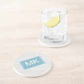 Simple Gray ZigZag Zandsteen Onderzetter (Zijkant)