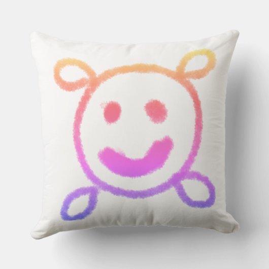 Simple green watercolor abstract add logo text min kussen (Achterkant)