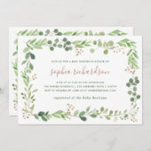 Simple Greenery | Baby Shower Kaart (Voorkant / Achterkant)