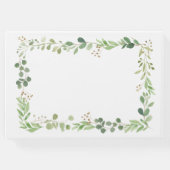 Simple Greenery | Bruiloft Gastenboek (Achterkant)