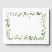 Simple Greenery | Bruiloft Gastenboek (Achterkant)