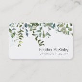 Simple Greenery Eucalyptus Visitekaartje Afsprakenkaartje (Voorkant)