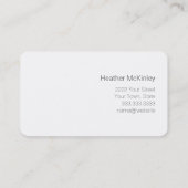 Simple Greenery Eucalyptus Visitekaartje Afsprakenkaartje (Achterkant)