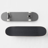 Simple Grey Authority® Persoonlijk Skateboard (Horizontaal)