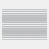 Simple Grey Penguin Winter Baby shower Inpakpapier Vel (Voorkant 3)