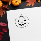Simple Halloween Pumpkin 1x1 Rubberstempel