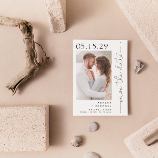 Simple Hand Lettered Script Typografie 5 Foto Save The Date