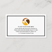 Simple Handyman Tools Frame Visitekaartje (Achterkant)