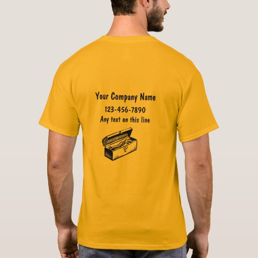 Simple Handyman Tshirts (Achterkant)