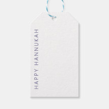 Simple Hannukah Gift-Labels