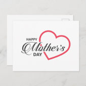 Simple Happy Moederdag | BRIEFKAART (Voorkant / Achterkant)