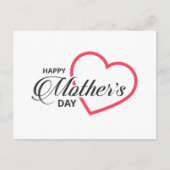 Simple Happy Moederdag | BRIEFKAART (Voorkant)