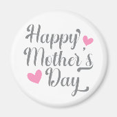 Simple Happy Moederdag Calligraphy | Magneet (Voorkant)