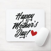 Simple Happy Moederdag Calligraphy | MUISMAT (Met muis)