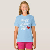 Simple Happy Moederdag Calligraphy | SHIRT (Voorkant volledig)