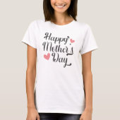 Simple Happy Moederdag Calligraphy | SHIRT (Voorkant)