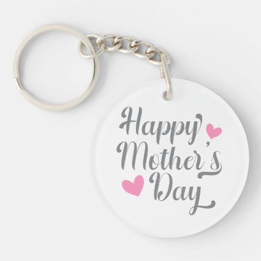 Simple Happy Moederdag Calligraphy | SLEUTELHANGER (Voorkant)