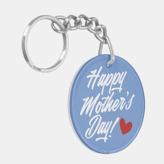 Simple Happy Moederdag Calligraphy | SLEUTELHANGER (Voorkant Links)