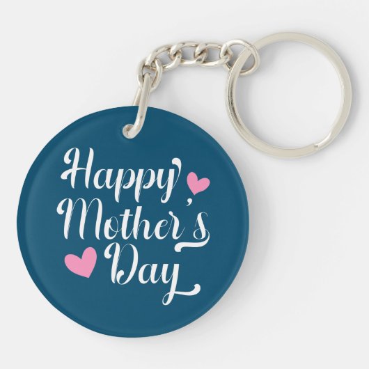 Simple Happy Moederdag Calligraphy | SLEUTELHANGER (Achterkant)