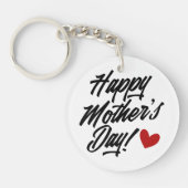 Simple Happy Moederdag Calligraphy | SLEUTELHANGER (Voorkant)