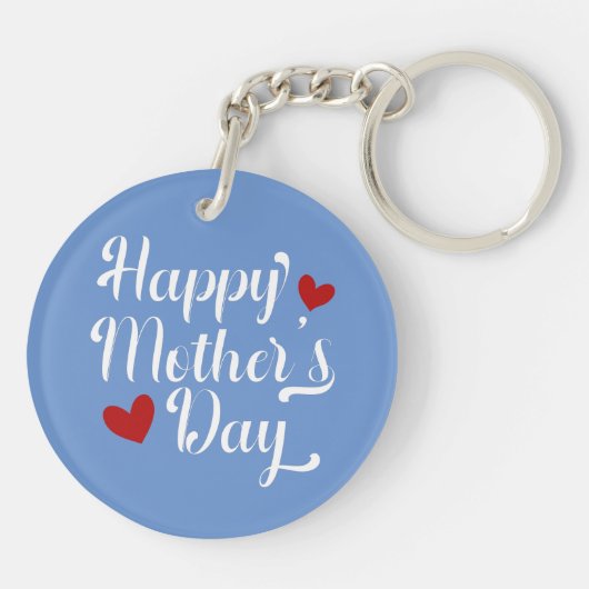 Simple Happy Moederdag Calligraphy | SLEUTELHANGER (Achterkant)