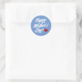 Simple Happy Moederdag Calligraphy | Sticker (Tas)