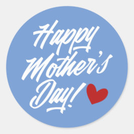 Simple Happy Moederdag Calligraphy | Sticker