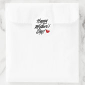 Simple Happy Moederdag Calligraphy | Sticker (Tas)
