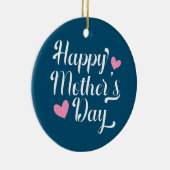Simple Happy Moederdag Calligraphy | Versiering Keramisch Ornament (Rechts)